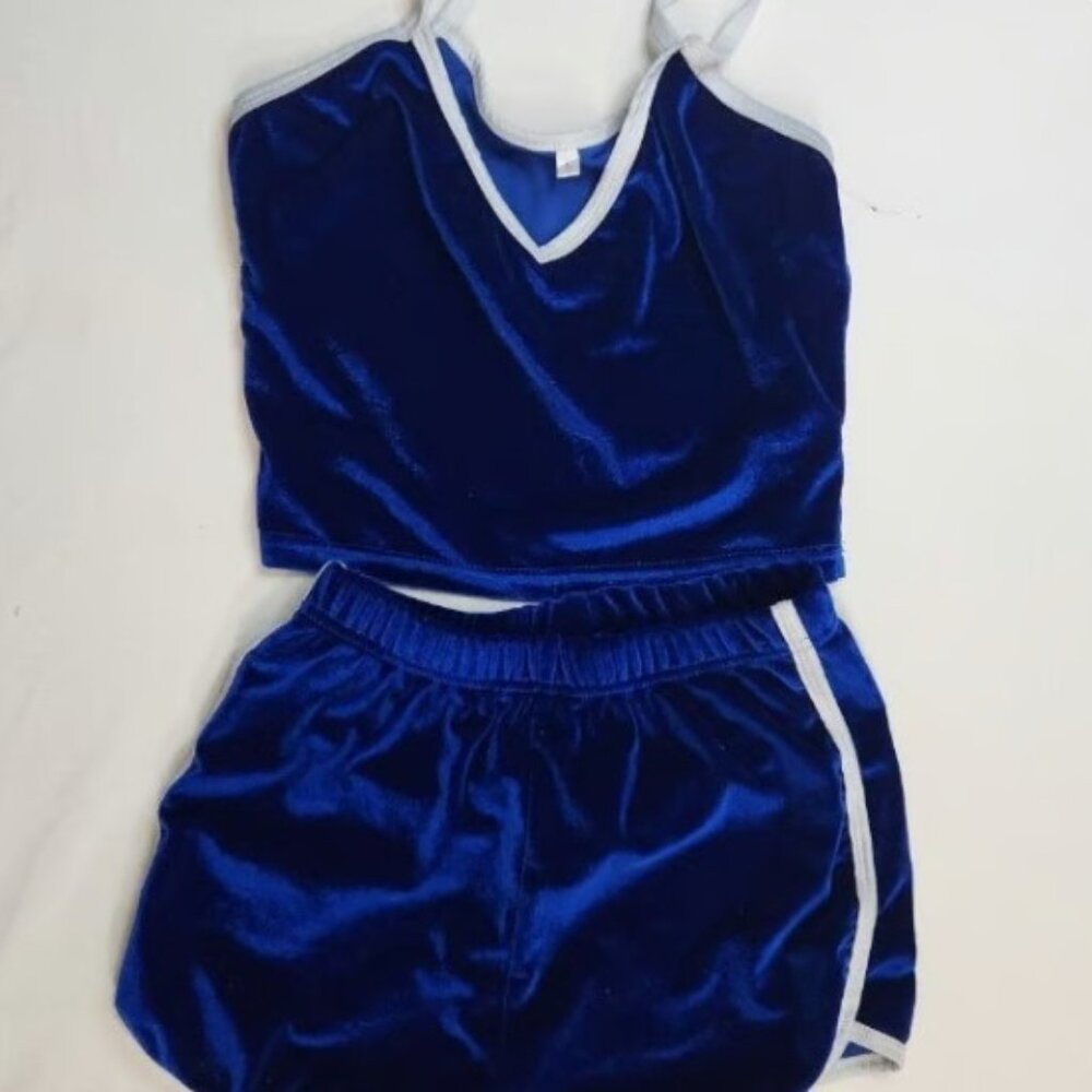 💙 Blue Velvet Lounge Set